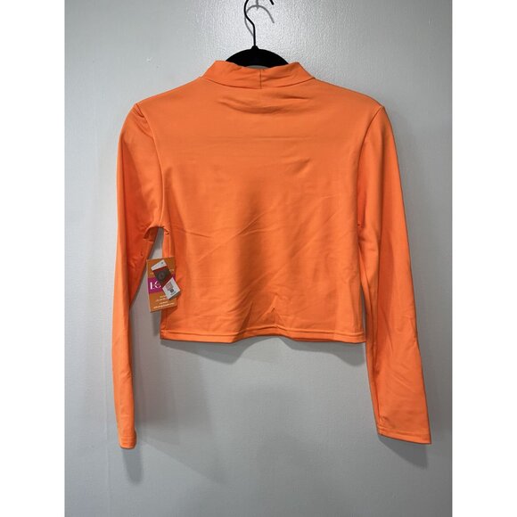 Virginia Tech Lojo Collegiate Apparel Long‎ Sleeve Orange Top M/L - Picture 2 of 8